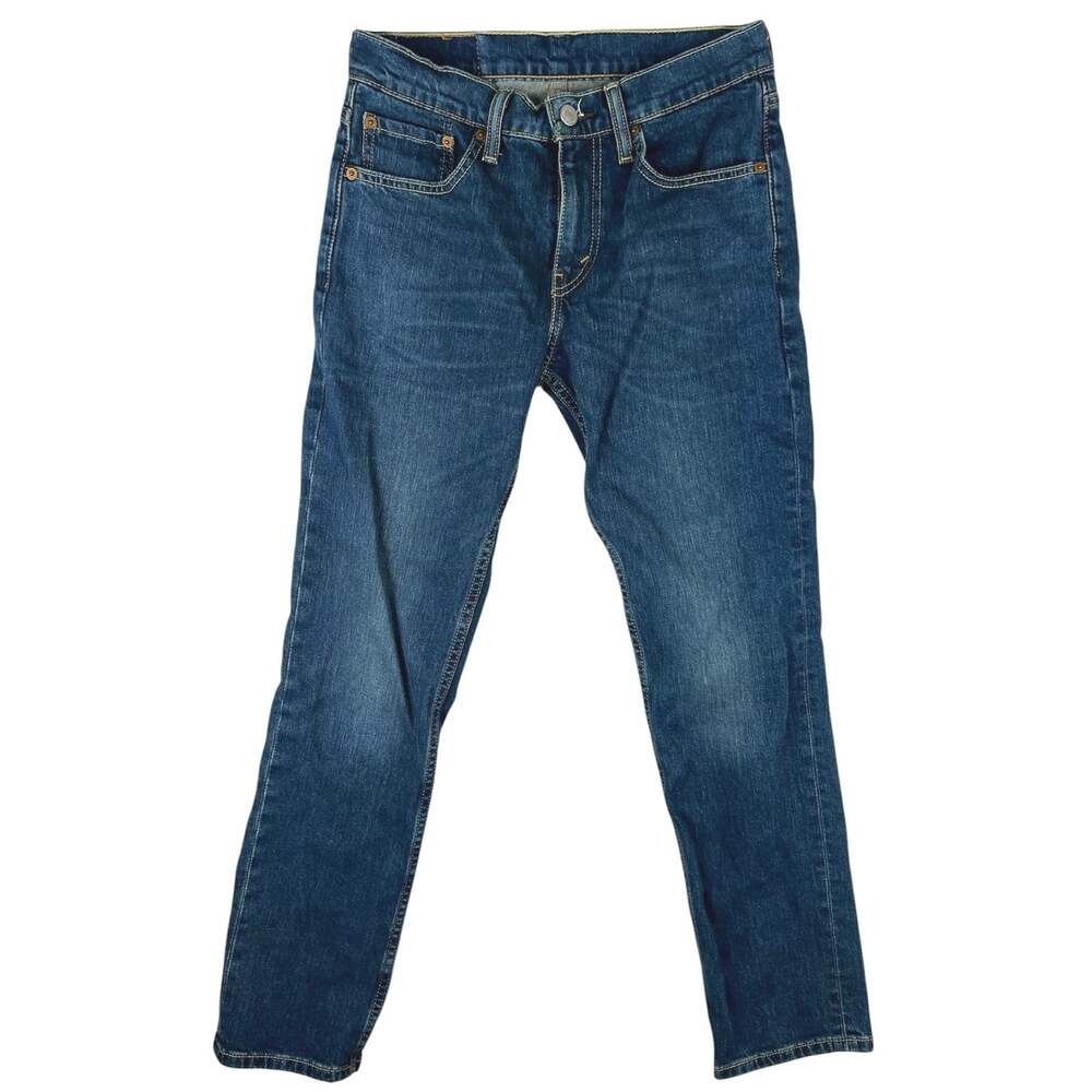 Levi's 511 Men's Blue Medium Wash Ankle Mid Rise Slim Straight Denim Jeans 29x30